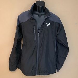 W Hotels Embroidered Windbreaker Medium Gently worn 100% polyester